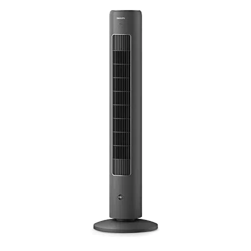 Philips Ventilatore a Torre Serie 5000 con Telecomando e Timer, Silenzioso e Potente