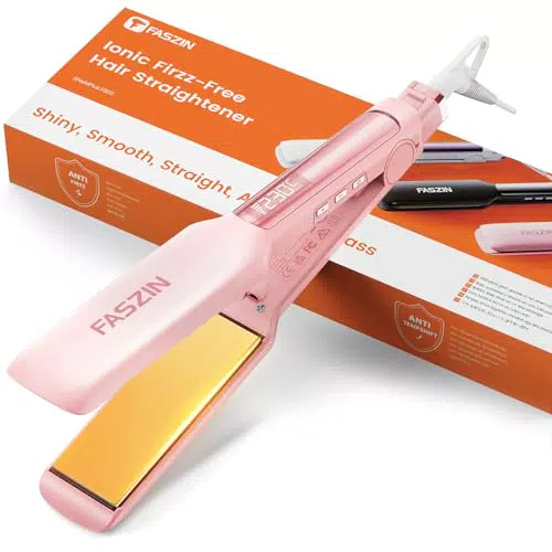 Faszin Piastra per Capelli Professionale in Titanio con Riscaldamento Rapido
