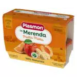 Plasmon Omogeneizzato Frutta Mela e Banana con Vitamina C per Bambini