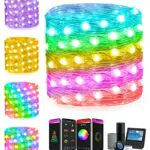 Popotan Stringa Luci LED WiFi con Telecomando, Luci Decorative per Feste e Natale
