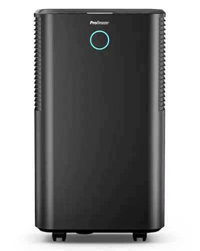 Pro Breeze Deumidificatore OmniDry 12L/giorno con sensore e modalità Sleep