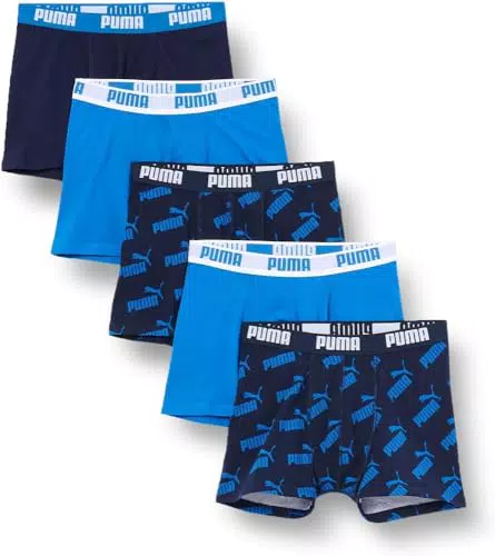 PUMA Boxer Unisex per Bambini e Ragazzi - Biancheria Intima Comoda