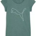 PUMA Performance Heather Cat Tee - Maglietta Sportiva da Donna