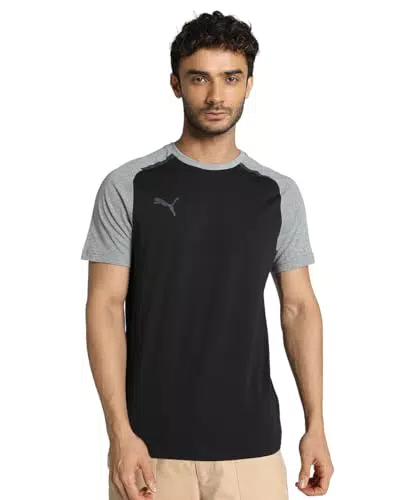 PUMA Maglietta Teamcup Casuals, Tee Uomo, Verde Muschio