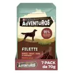 Purina Adventuros Snack per Cani Adulti High Meat Ricco in Manzo