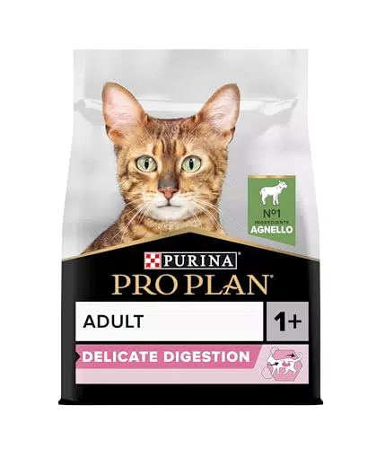 Purina Pro Plan Delicate Digestion Crocchette per Gatti Adulti Ricco in Agnello