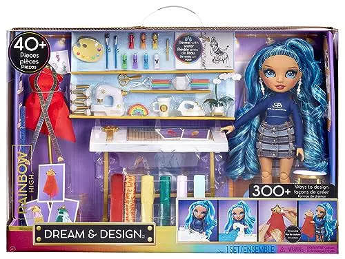 Rainbow High Fashion Studio Set da Gioco - Kit da Stilista per Bambini 4-12 anni
