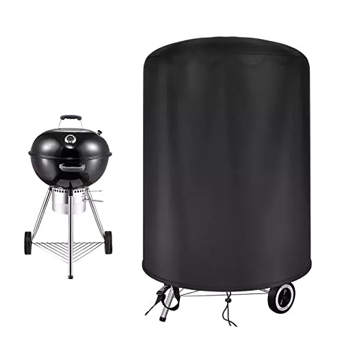 Raweao Copertura Barbecue da Esterno Impermeabile per Weber 47 cm Rotonda