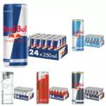 Red Bull Energy Drinks Mix: Originale, Sugarfree, Zero Calorie, Anguria, Dragon Fruit, Cocco Açaí