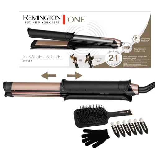Remington ONE Multistyler 2 in 1 - Piastra e Arricciacapelli S6078