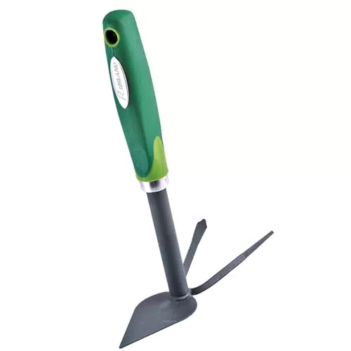 Ribimex PROFS3 Zappetta a Cuore Bidente per Giardinaggio e Terreno