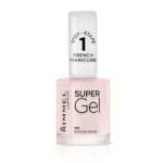 Rimmel London Smalto Unghie Super Gel French Manicure Effetto Lunga Durata