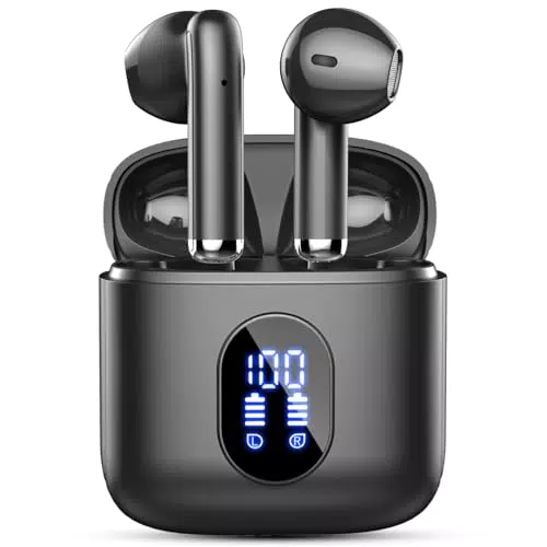 Rinsmola Cuffie Bluetooth 5.4 Hi-Fi con 4 Microfoni ENC e Impermeabilità IP7