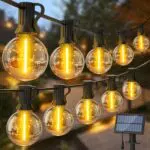 SAEIHGAE Catena Luminosa Solare per Esterno - Luci da Giardino e Gazebo