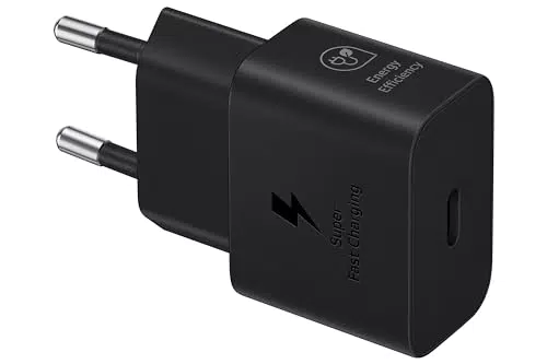 Samsung Caricabatterie USB Type-C Super Fast Charging 25W EP-T2510NBEGEU Originale