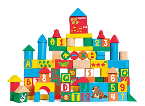 Trudi Blocchi Costruzione Educativi - Giocattoli per Bambini, Modello 88059