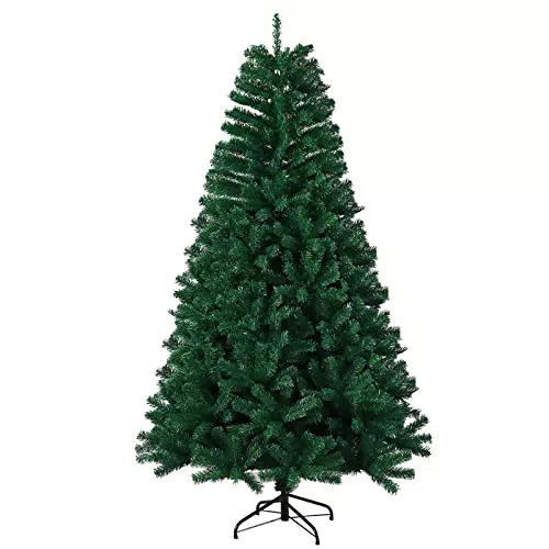 Shavingfun Albero di Natale Artificiale 180 cm Folto e Realistico con Base Metallica