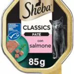 Sheba Paté Classics Cibo per Gatto con Salmone