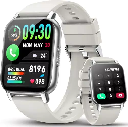 Smartwatch Bluetooth con Chiamate, Fitness Tracker e Cardiofrequenzimetro