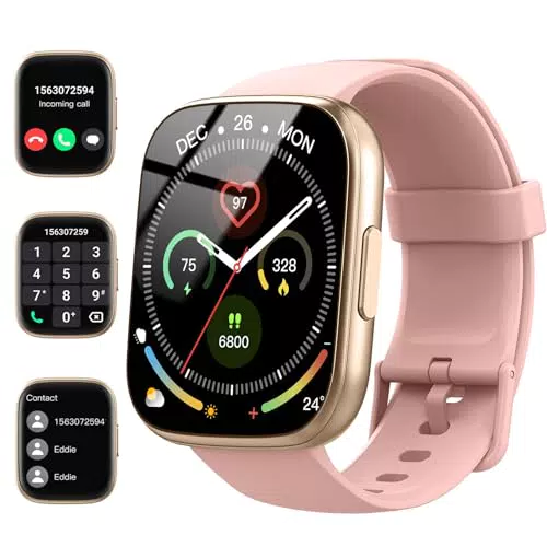 Smartwatch Bluetooth con Chiamate, Fitness Tracker e Cardiofrequenzimetro