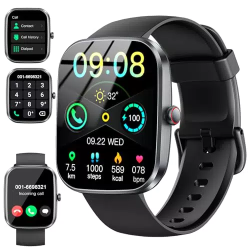 Smartwatch 2025 per Uomo e Donna - Orologio Fitness con Chiamate e Tracker Sportivi