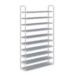 SONGMICS Scarpiera a 10 Livelli, Scaffale Portascarpe per Ingresso e Soggiorno