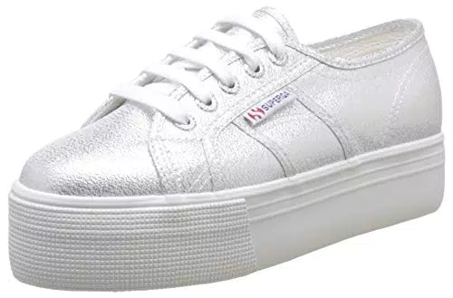 Superga 2790 Lamew - Scarpe Da Ginnastica Basse Donna, Grigio (Grey Silver 031), Pair