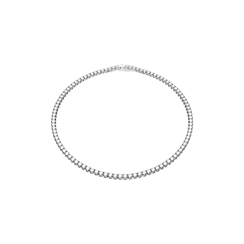 Swarovski Collana Matrix Tennis in Placcato Rodio