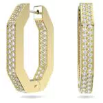 Swarovski Dextera Orecchini a Cerchio con Pavé di Cristalli