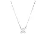 Swarovski Pendente Stilla, Taglio Squadrato, Placcato Rodio