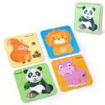 Tangdudu Puzzle in Legno Educativo per Bambini 2-5 Anni - Giochi Montessori