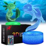 Teliles Lampada Notturna 3D Illusion per Bambini con Telecomando e Design Decorativo