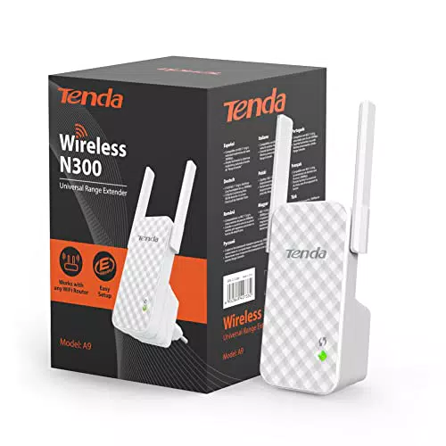A9 Ripetitore WiFi Wireless 300 Mbps - Access Point e Range Extender Universale