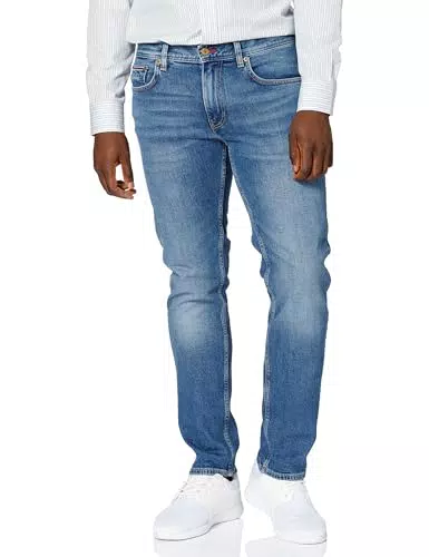 Tommy Hilfiger Pantaloni Jeans Uomo Core Straight Denton Mw0mw15603