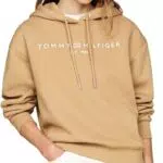 Tommy Hilfiger Felpa Donna con Cappuccio e Logo