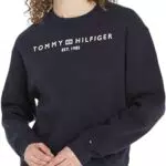 Tommy Hilfiger Felpa Donna Senza Cappuccio