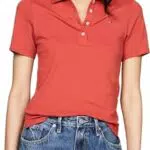 Tommy Hilfiger Maglietta Polo Donna Slim Fit Maniche Corte