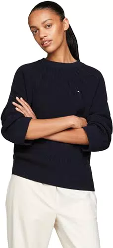 Tommy Hilfiger Pullover Donna in Maglia - Comfort e Stile per Ogni Occasione