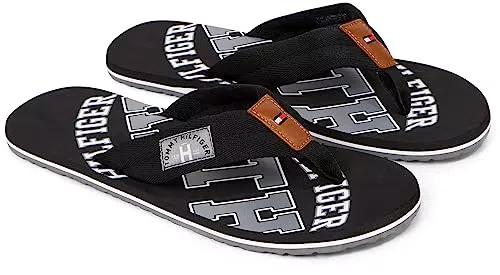 Tommy Hilfiger Infradito Uomo Essential TH Beach Sandal Scarpe da Mare