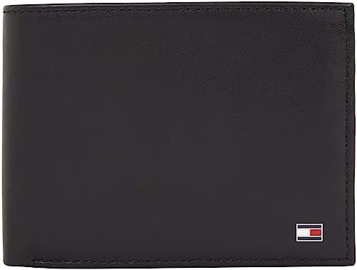 Tommy Hilfiger Portafoglio Uomo Eton CC and Coin Pocket in Pelle