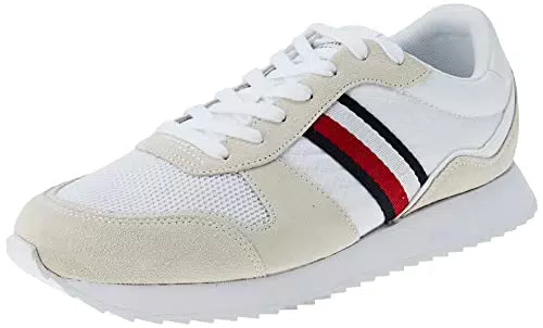 Tommy Hilfiger Sneakers da Uomo Runner Evo Mix Scarpe Sportive