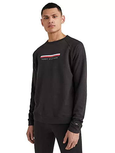 Tommy Hilfiger TRACK TOP, Maglia, Uomo, Black, XL