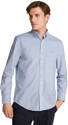 Tommy Hilfiger Camicia Flex Poplin Classic Regular Fit Uomo
