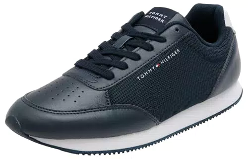 Tommy Hilfiger Sneakers da Runner Mix Profilo Basso per Uomo