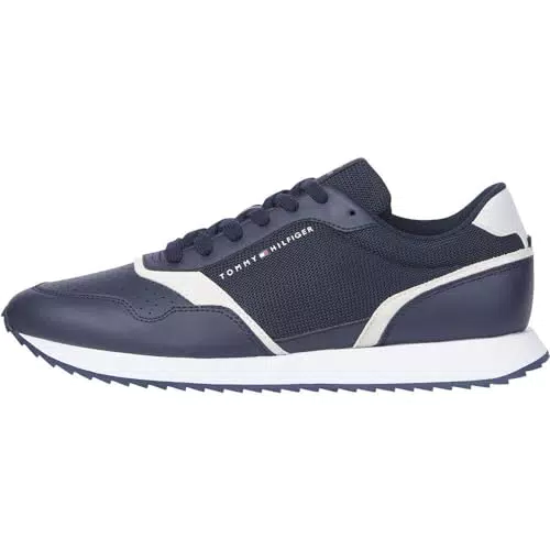 Tommy Hilfiger Sneakers da Runner Seasonal Mix Profilo Basso per Uomo