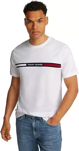 Tommy Hilfiger T-Shirt Uomo Maniche Corte Scollo Rotondo