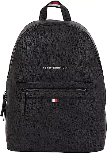 Tommy Hilfiger Zaino Uomo Essential PU Backpack Bagaglio a Mano