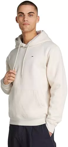 Tommy Jeans Felpa con Cappuccio Tjm Reg S Flag Uomo