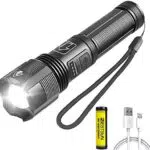 XHP50 Torcia LED Super Luminosa 7000 Lumen Ricaricabile USB Impermeabile