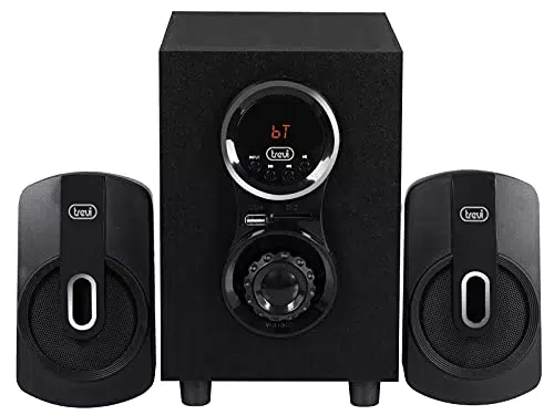 Trevi AVX 615 BT Altoparlanti Amplificati 30W 2.1 con Subwoofer e Wireless